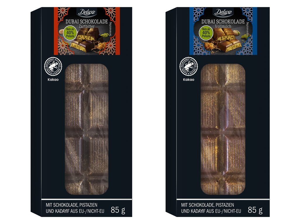 Limitierte Dubai-Schokolade von Lidl Limitierte Dubai-Schokolade von Lidl