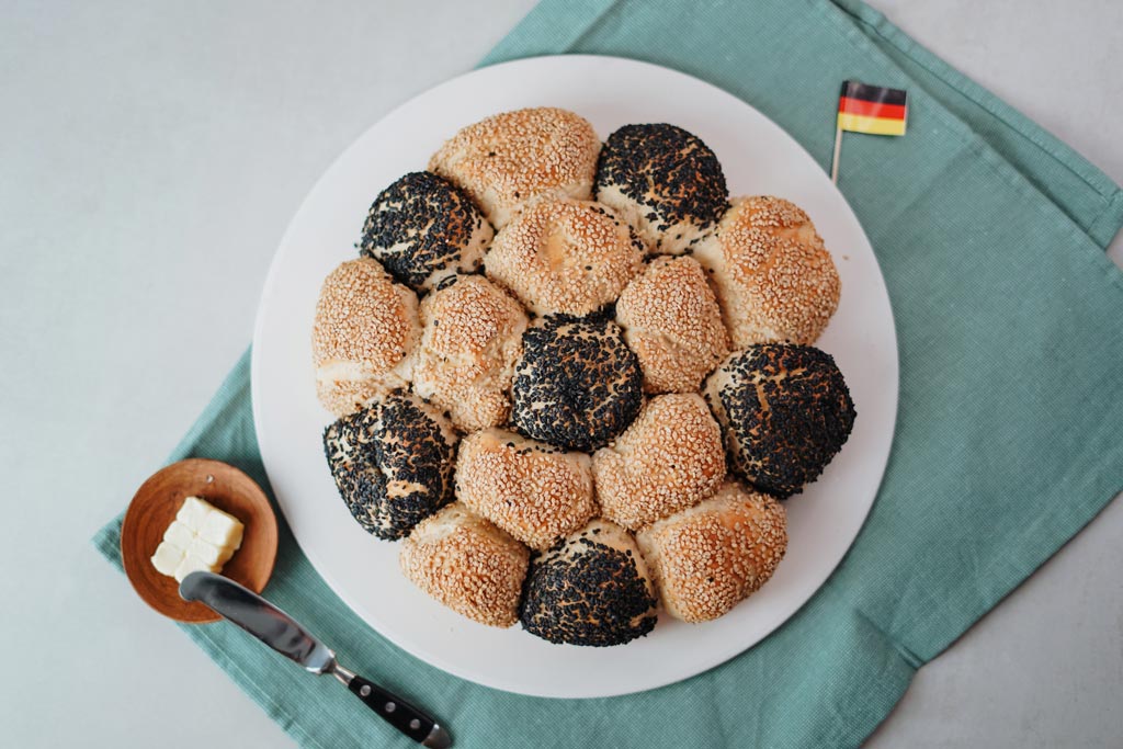 Fußball-Partysonne (Rezept)