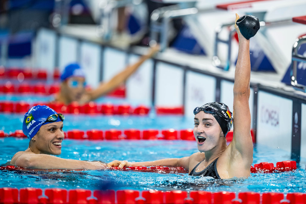 Pampers begleitet Team D Paralympics-Athletin Elena Semechin