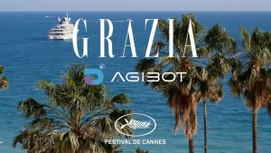 Humanoider Roboter als VIP und Model in Cannes