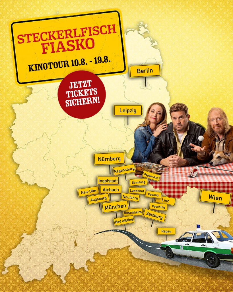 Steckerlfischfiasko: Große Kinotour mit Eberhofer, Birkenberger und Susi!